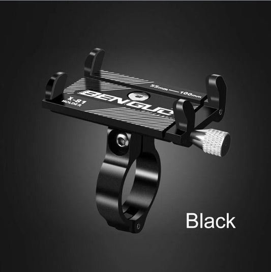 Aluminum Motorcycle Phone Mount | Shock Absorbing | Universal Fit