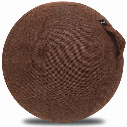 XGYLVFEI 65cm Sitting Ball Chair Suitable for Office Dormitory and Family Pilates Practice Yoga Ball with Cover Light and self-Supporting Ergonomic Ball Chair