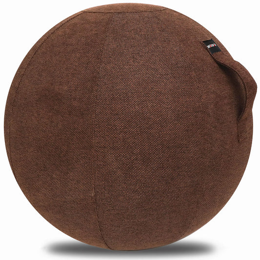 XGYLVFEI 65cm Sitting Ball Chair Suitable for Office Dormitory and Family Pilates Practice Yoga Ball with Cover Light and self-Supporting Ergonomic Ball Chair