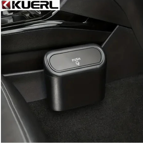 Portable Car Trash Can – Waterproof, Leakproof Garbage Bin with Lid for Vehicle Interior