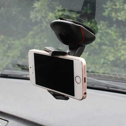 Creative Car Phone Mount with Suction Cup Design