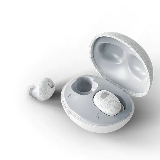 Waterproof Bluetooth 5.0 TWS Earbuds – Mini In-Ear Wireless Headphones with Charging Case