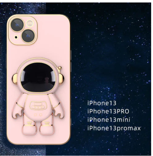 Stereo Astronaut Phone Case – 3D Shockproof Cover for iPhone